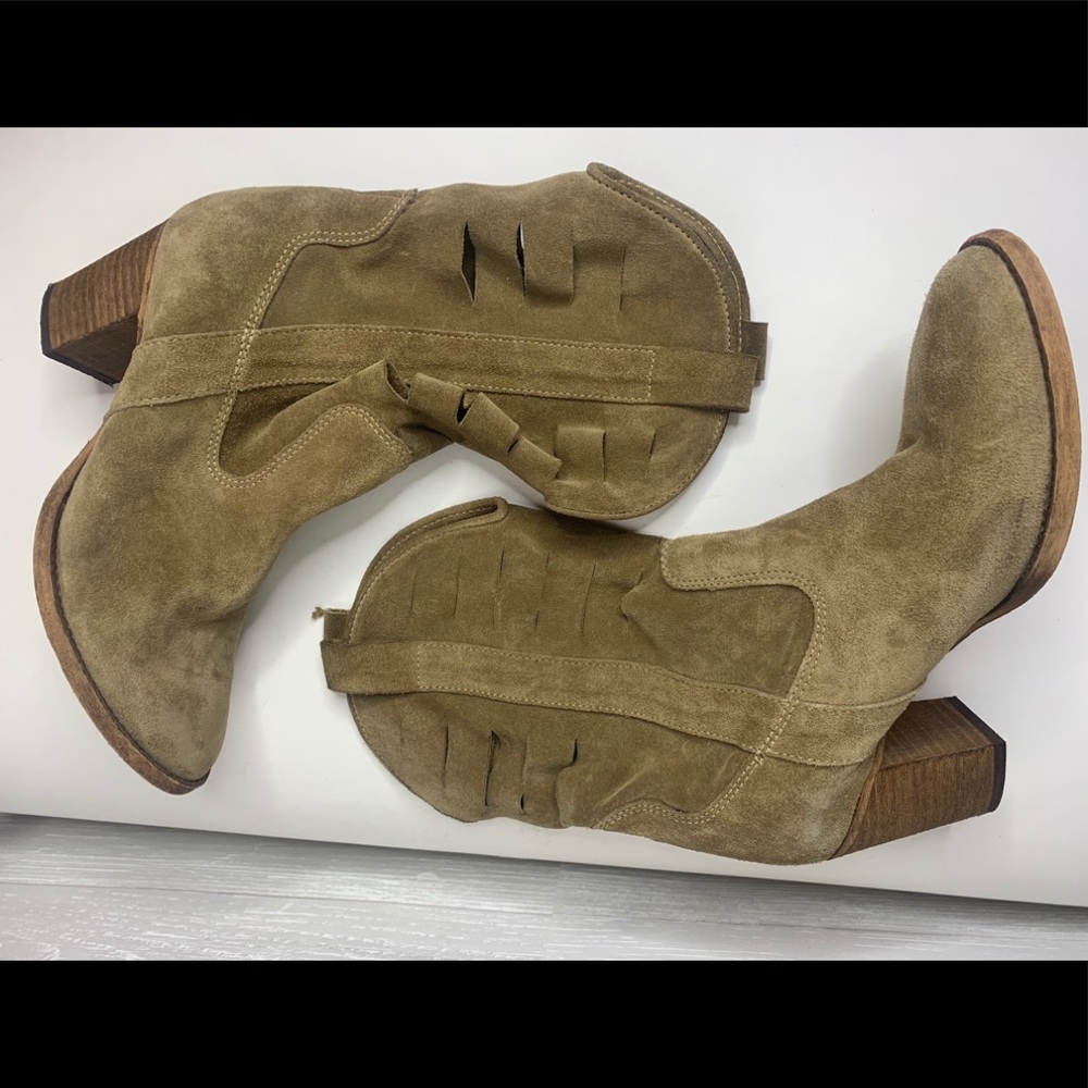 Reqins collection cut out western style boot